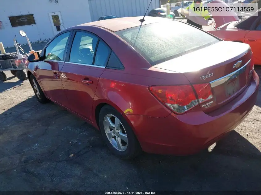 1G1PE5SC1C7113559 2012 Chevrolet Cruze Lt