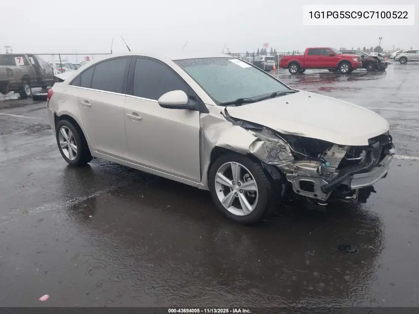 1G1PG5SC9C7100522 2012 Chevrolet Cruze 2Lt