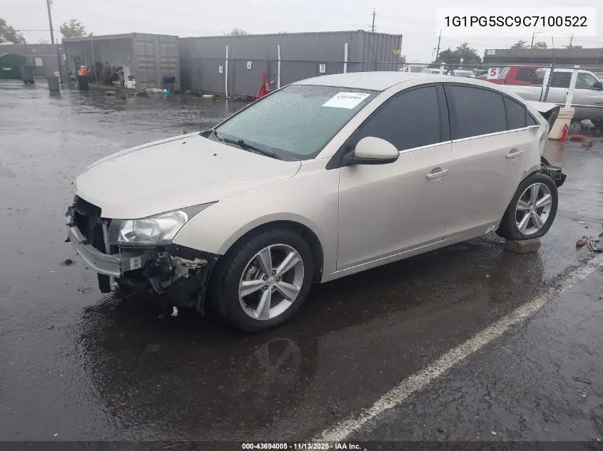 1G1PG5SC9C7100522 2012 Chevrolet Cruze 2Lt