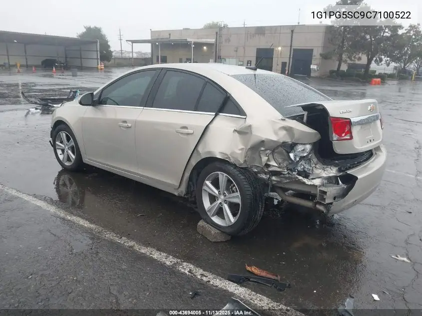 1G1PG5SC9C7100522 2012 Chevrolet Cruze 2Lt