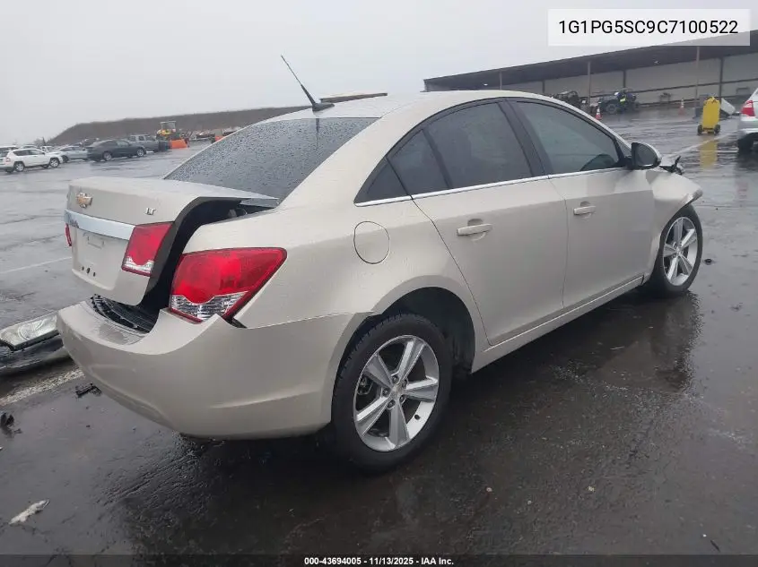 1G1PG5SC9C7100522 2012 Chevrolet Cruze 2Lt