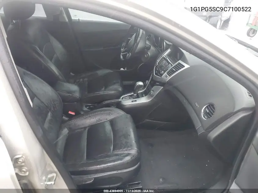 1G1PG5SC9C7100522 2012 Chevrolet Cruze 2Lt