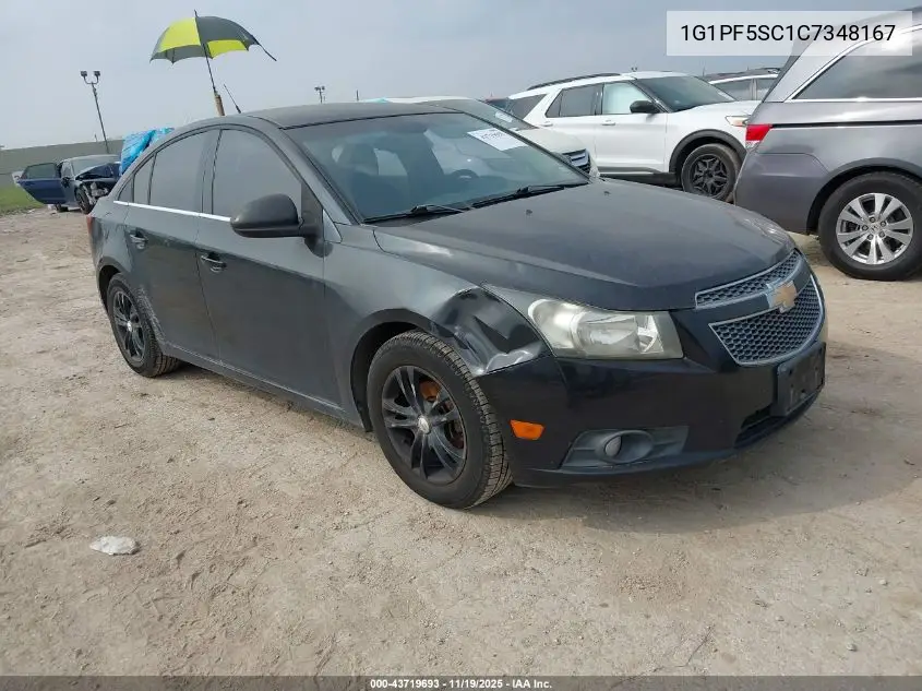 1G1PF5SC1C7348167 2012 Chevrolet Cruze 1Lt