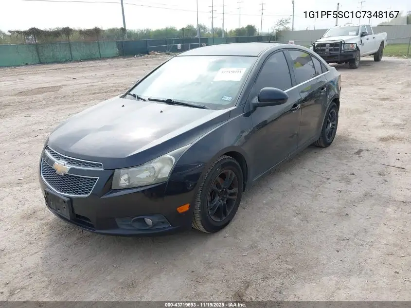 1G1PF5SC1C7348167 2012 Chevrolet Cruze 1Lt