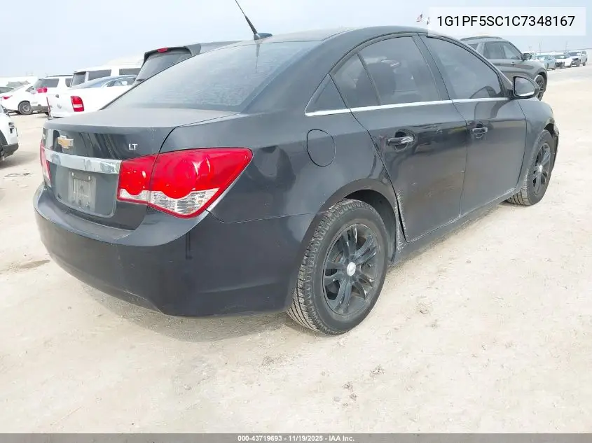 1G1PF5SC1C7348167 2012 Chevrolet Cruze 1Lt