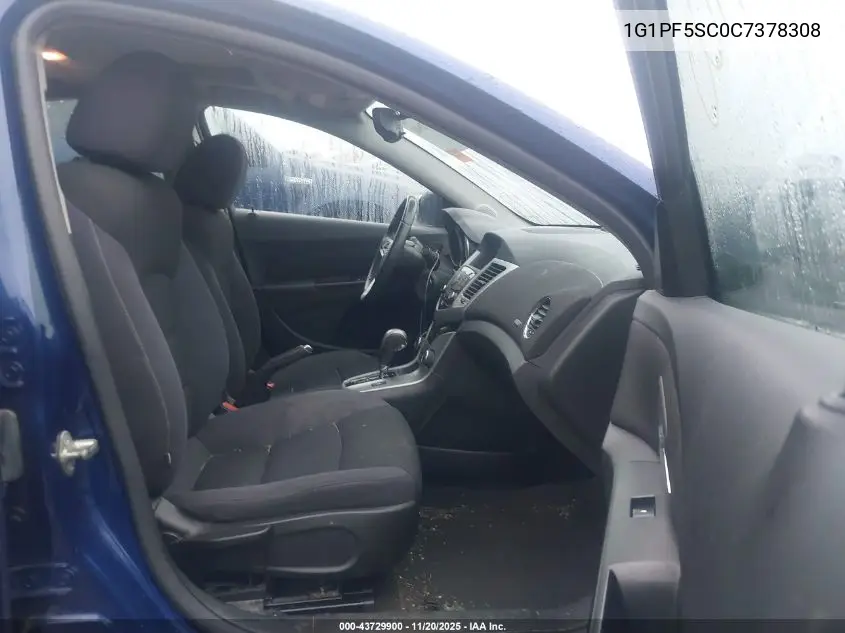 1G1PF5SC0C7378308 2012 Chevrolet Cruze 1Lt