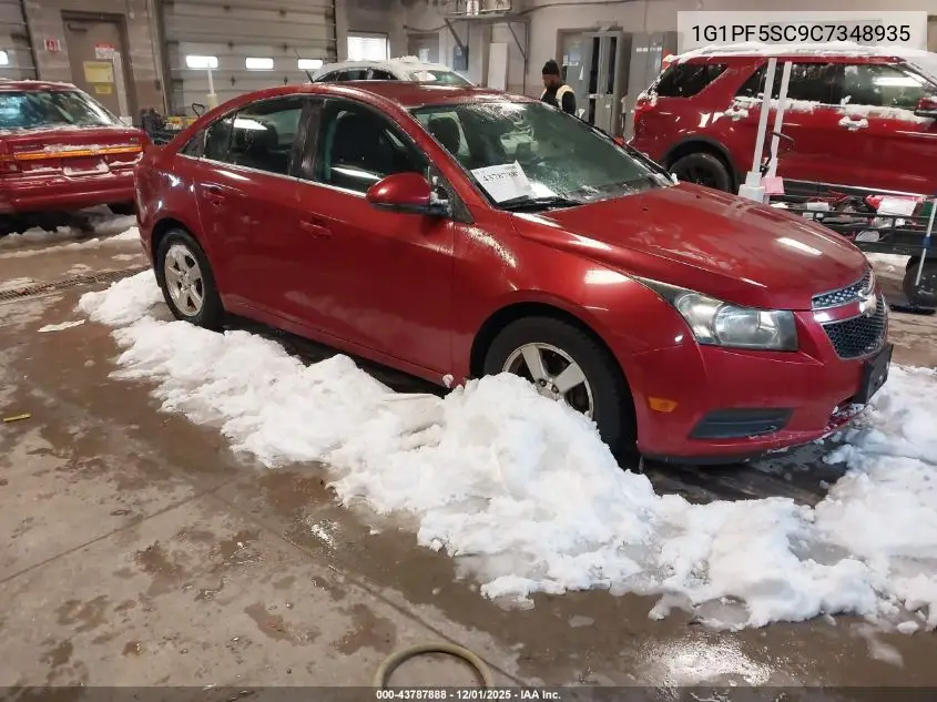 1G1PF5SC9C7348935 2012 Chevrolet Cruze 1Lt