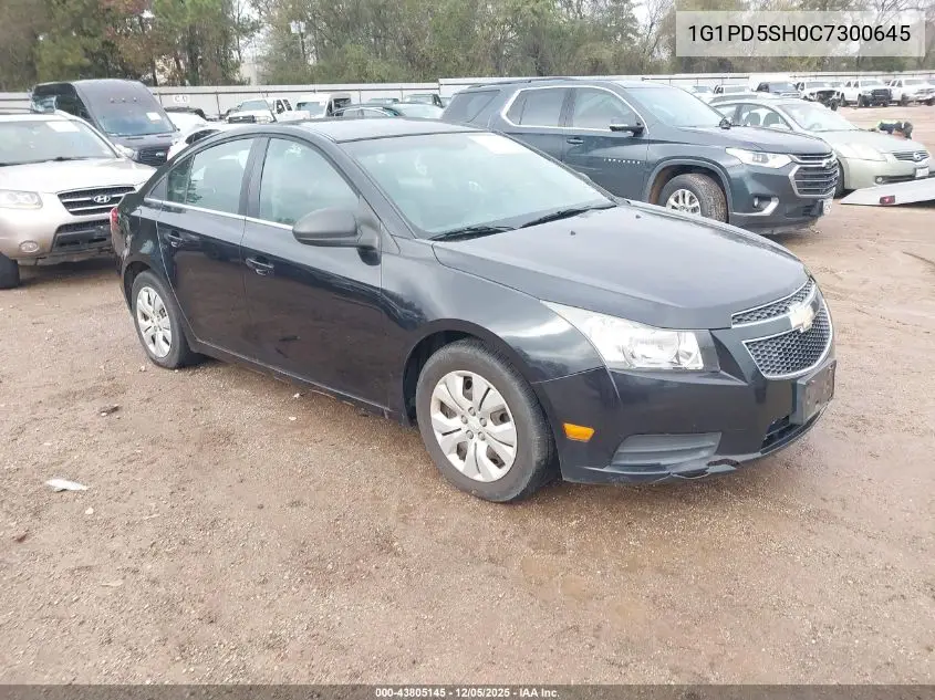 1G1PD5SH0C7300645 2012 Chevrolet Cruze Ls
