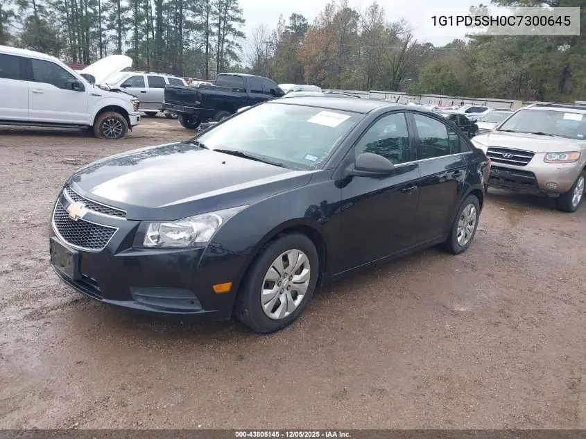 1G1PD5SH0C7300645 2012 Chevrolet Cruze Ls