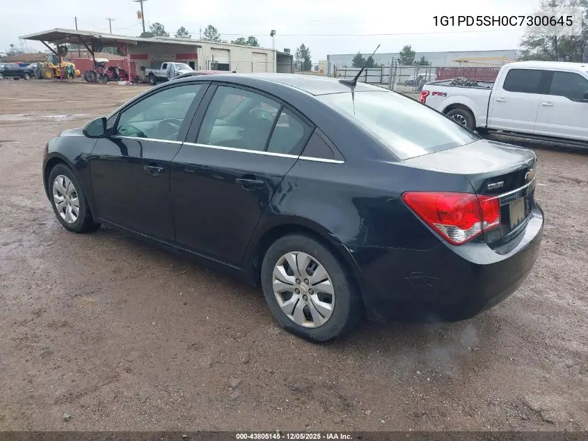 1G1PD5SH0C7300645 2012 Chevrolet Cruze Ls