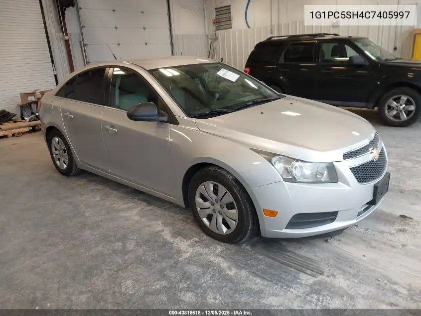 1G1PC5SH4C7405997 2012 Chevrolet Cruze Ls