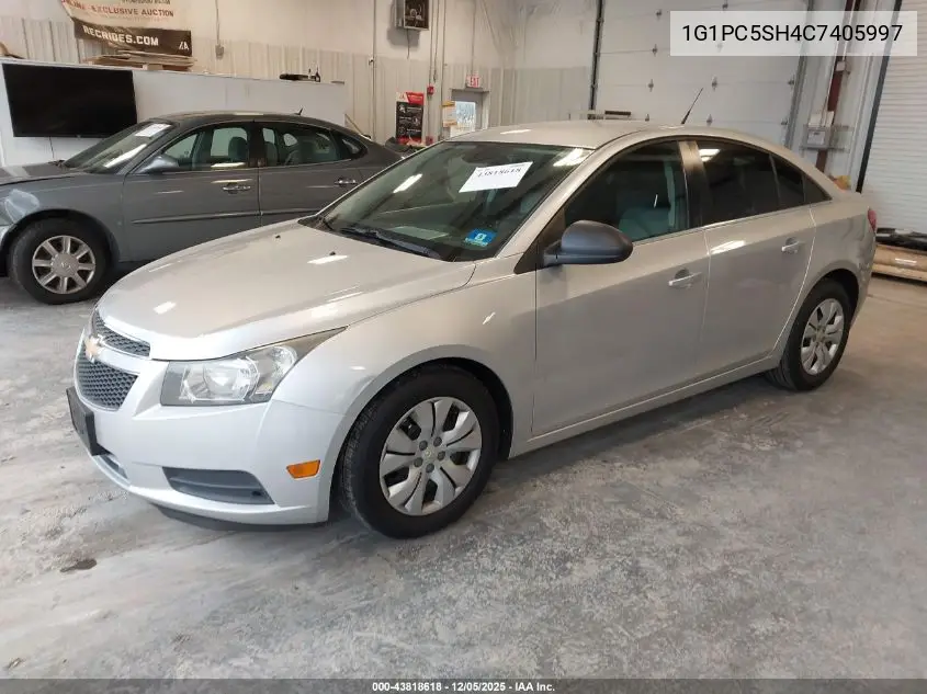 1G1PC5SH4C7405997 2012 Chevrolet Cruze Ls