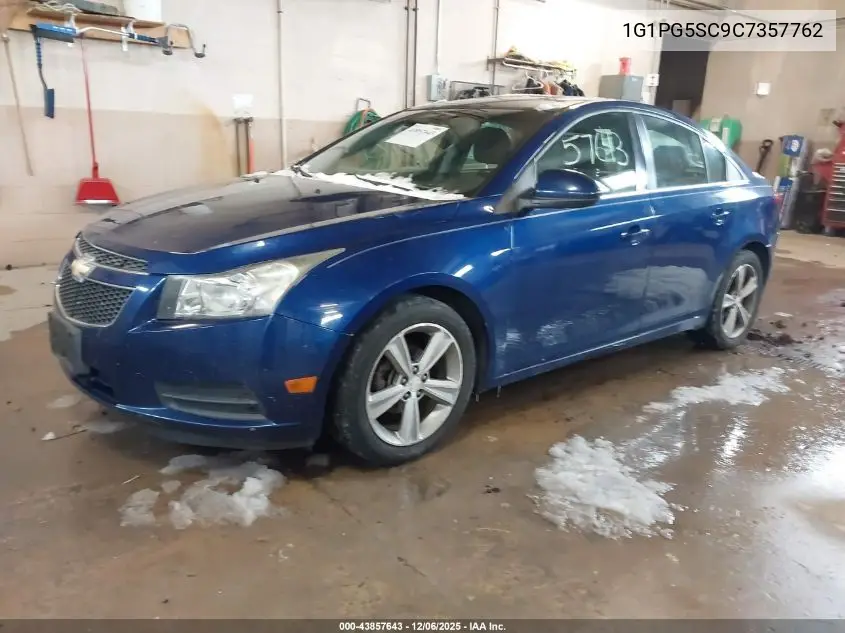 1G1PG5SC9C7357762 2012 Chevrolet Cruze 2Lt