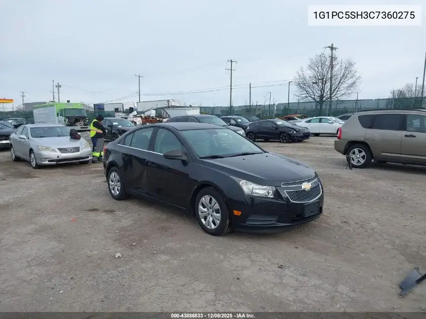 1G1PC5SH3C7360275 2012 Chevrolet Cruze Ls