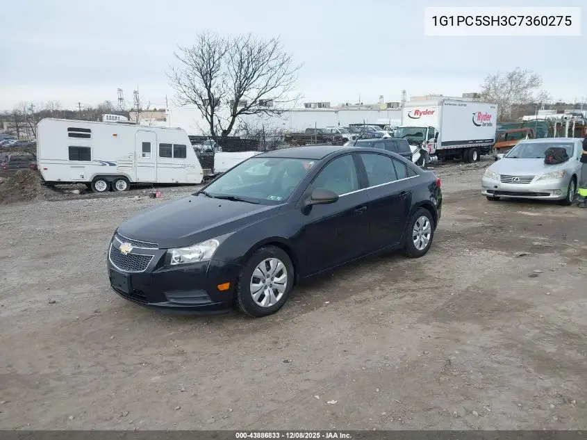 1G1PC5SH3C7360275 2012 Chevrolet Cruze Ls