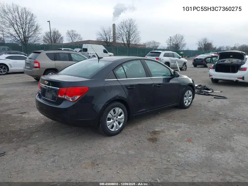 1G1PC5SH3C7360275 2012 Chevrolet Cruze Ls