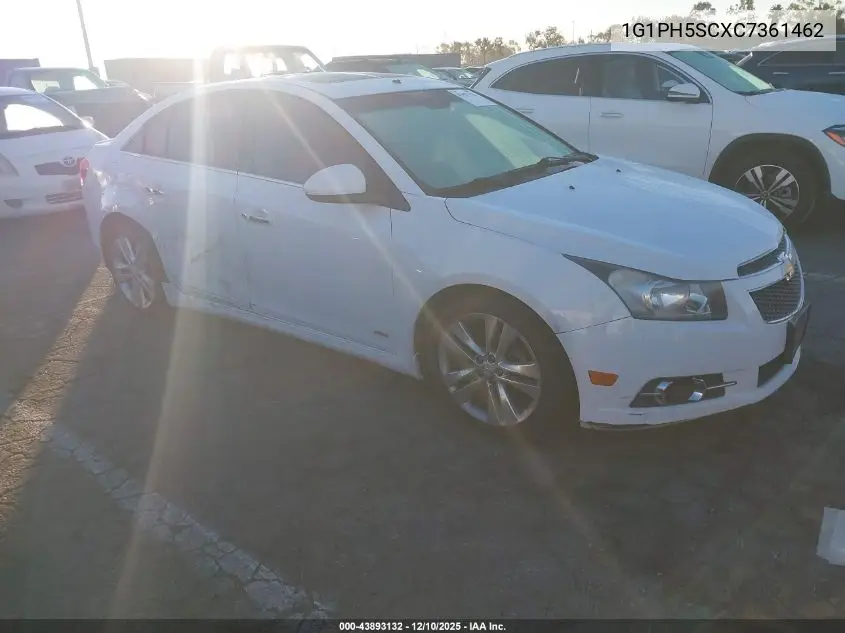 1G1PH5SCXC7361462 2012 Chevrolet Cruze Ltz