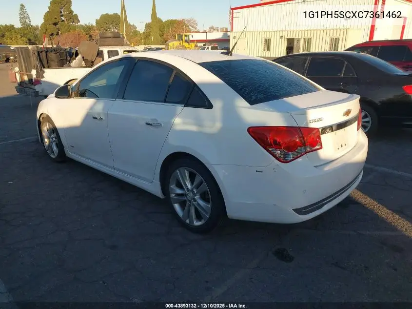 1G1PH5SCXC7361462 2012 Chevrolet Cruze Ltz