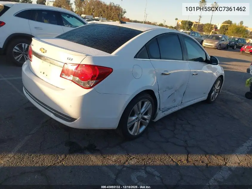 1G1PH5SCXC7361462 2012 Chevrolet Cruze Ltz