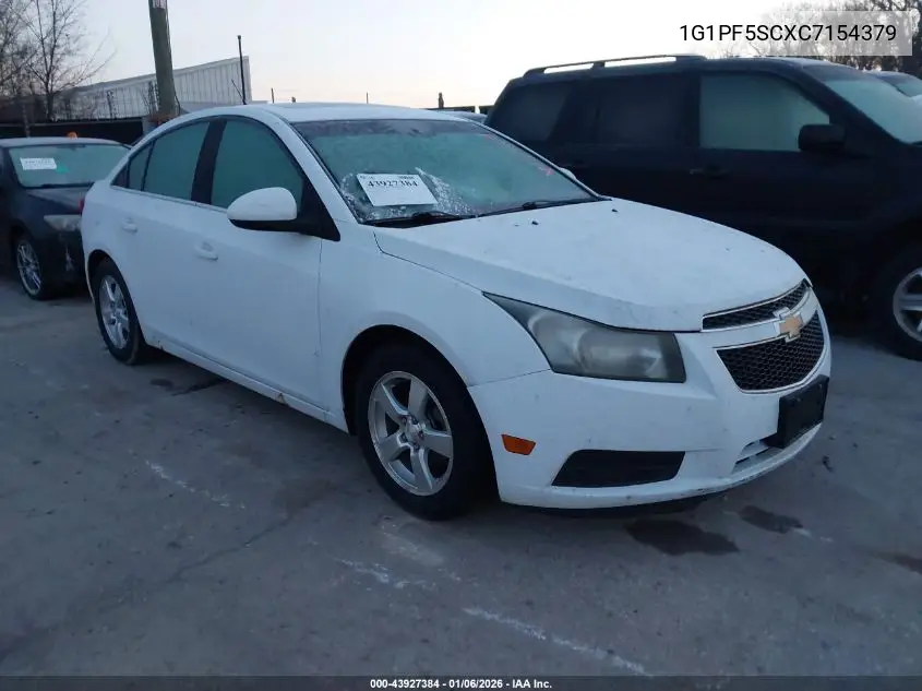 1G1PF5SCXC7154379 2012 Chevrolet Cruze 1Lt