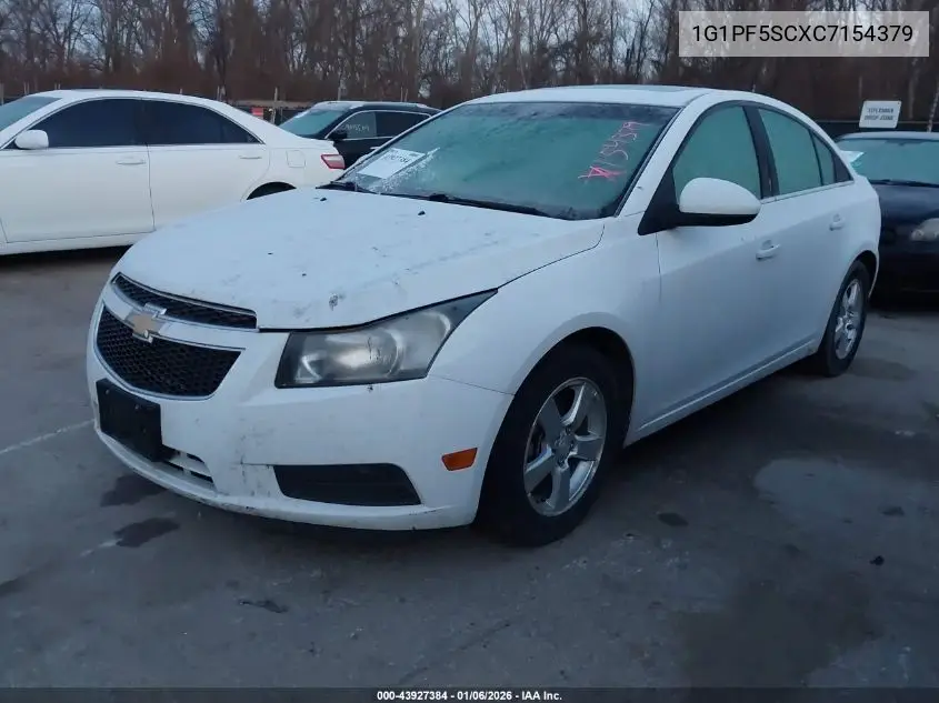 1G1PF5SCXC7154379 2012 Chevrolet Cruze 1Lt