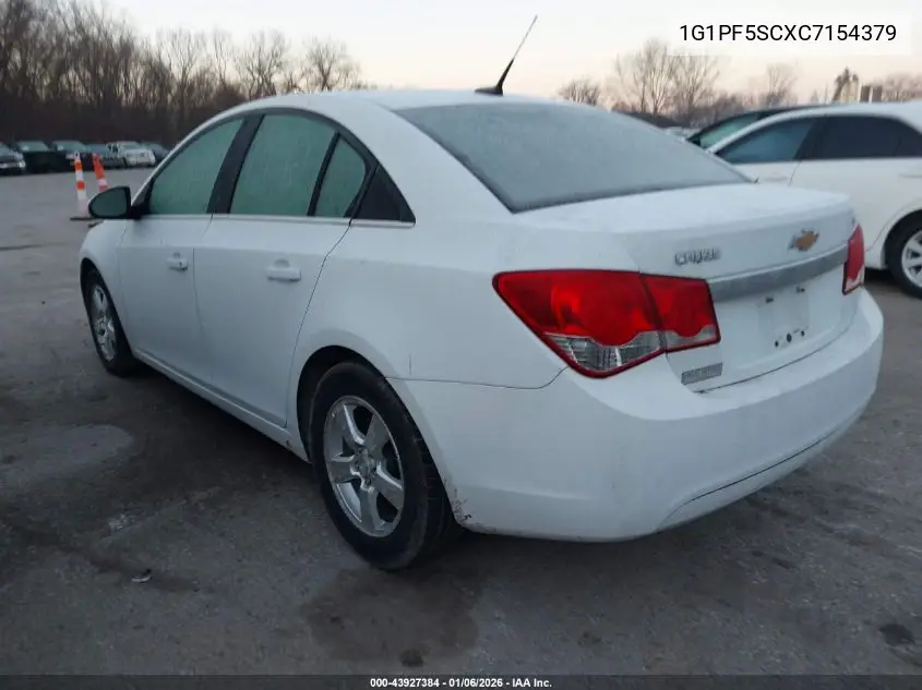 1G1PF5SCXC7154379 2012 Chevrolet Cruze 1Lt