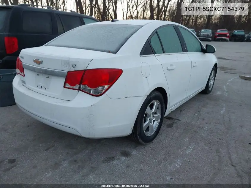 1G1PF5SCXC7154379 2012 Chevrolet Cruze 1Lt