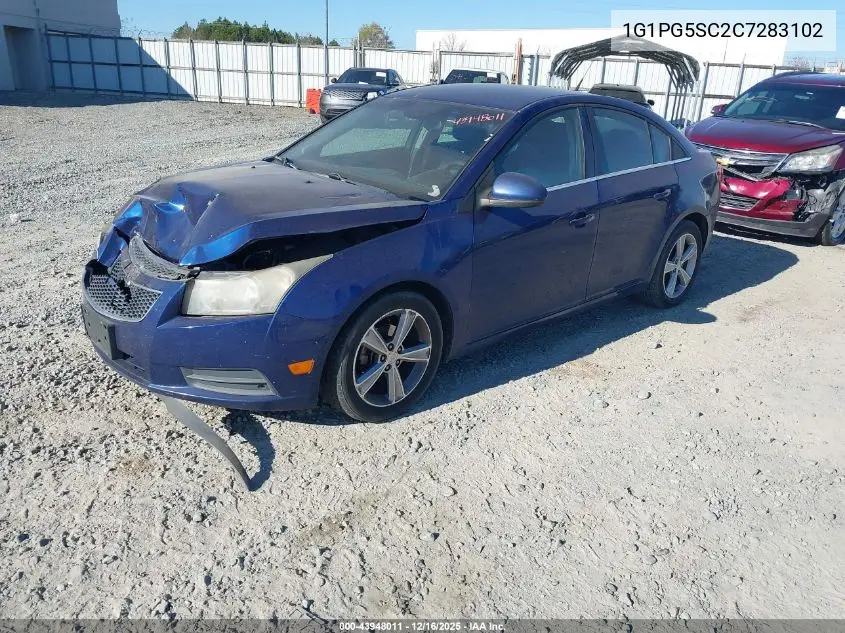 1G1PG5SC2C7283102 2012 Chevrolet Cruze 2Lt