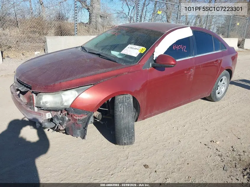 1G1PF5SC1C7223301 2012 Chevrolet Cruze 1Lt