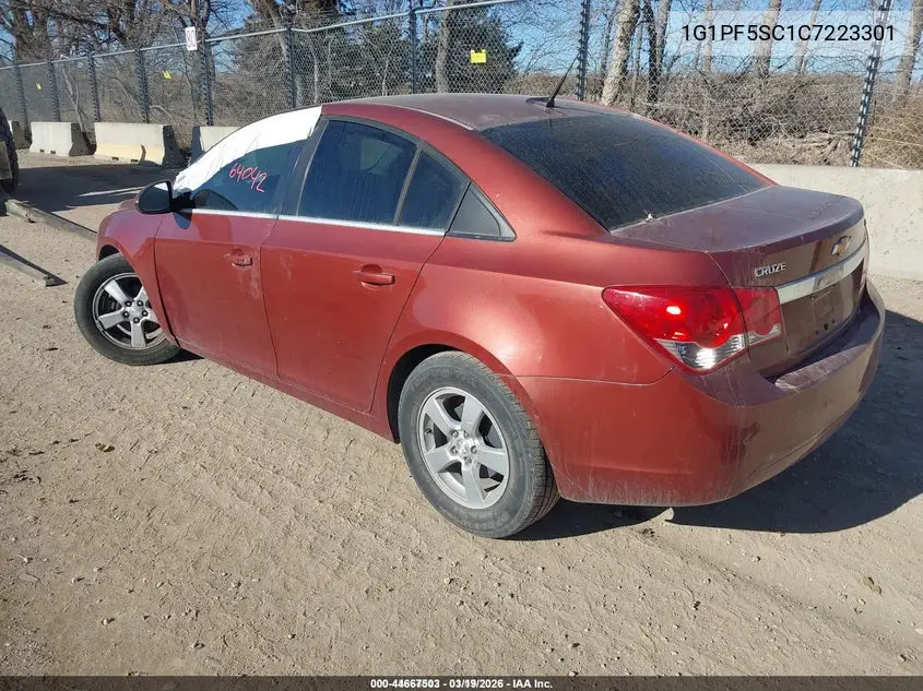 1G1PF5SC1C7223301 2012 Chevrolet Cruze 1Lt