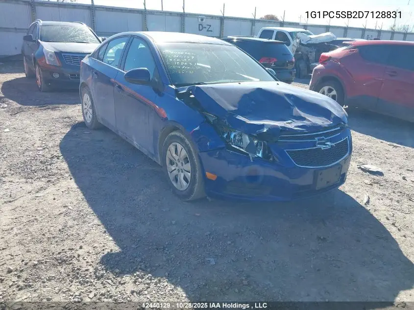 1G1PC5SB2D7128831 2013 Chevrolet Cruze Lt Turbo