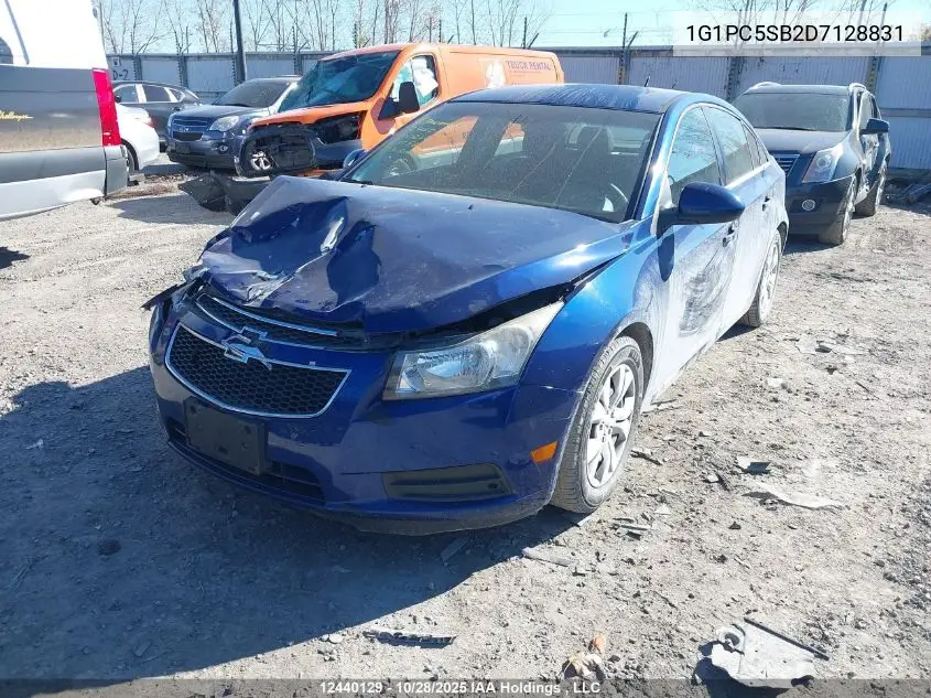 1G1PC5SB2D7128831 2013 Chevrolet Cruze Lt Turbo