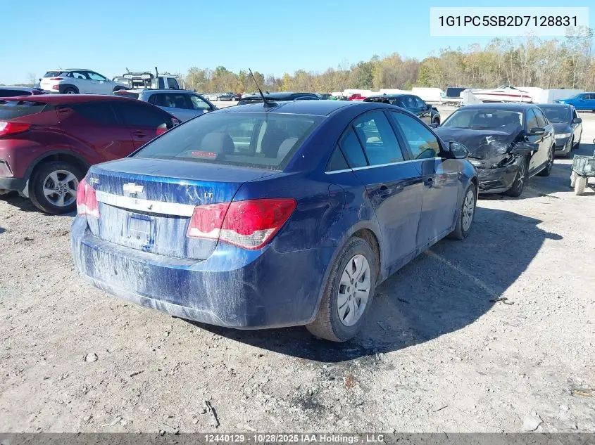 1G1PC5SB2D7128831 2013 Chevrolet Cruze Lt Turbo