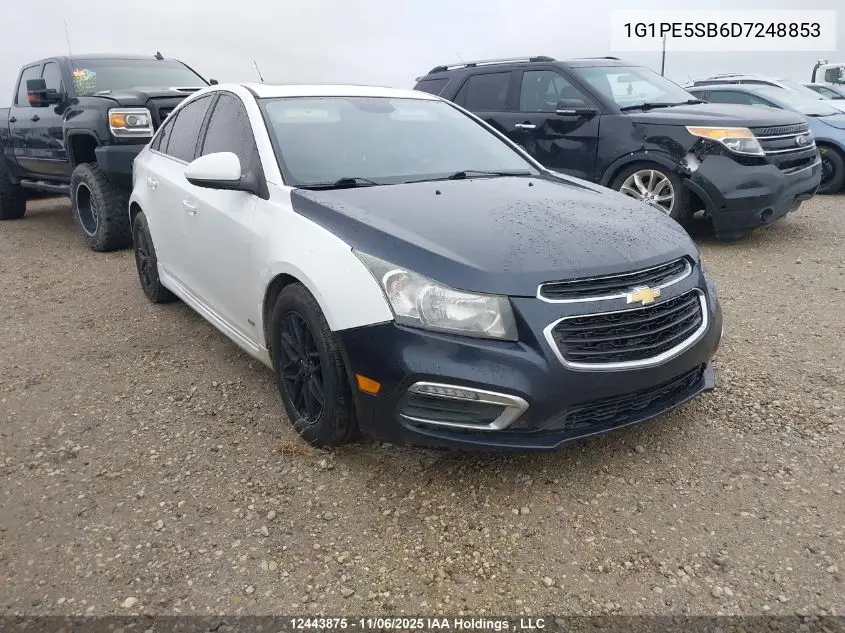 1G1PE5SB6D7248853 2013 Chevrolet Cruze Lt