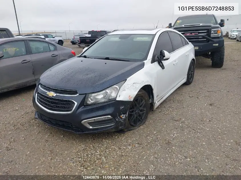 1G1PE5SB6D7248853 2013 Chevrolet Cruze Lt