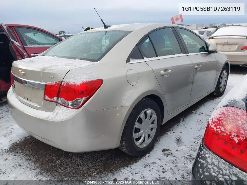1G1PC5SB1D7263119 2013 Chevrolet Cruze Lt