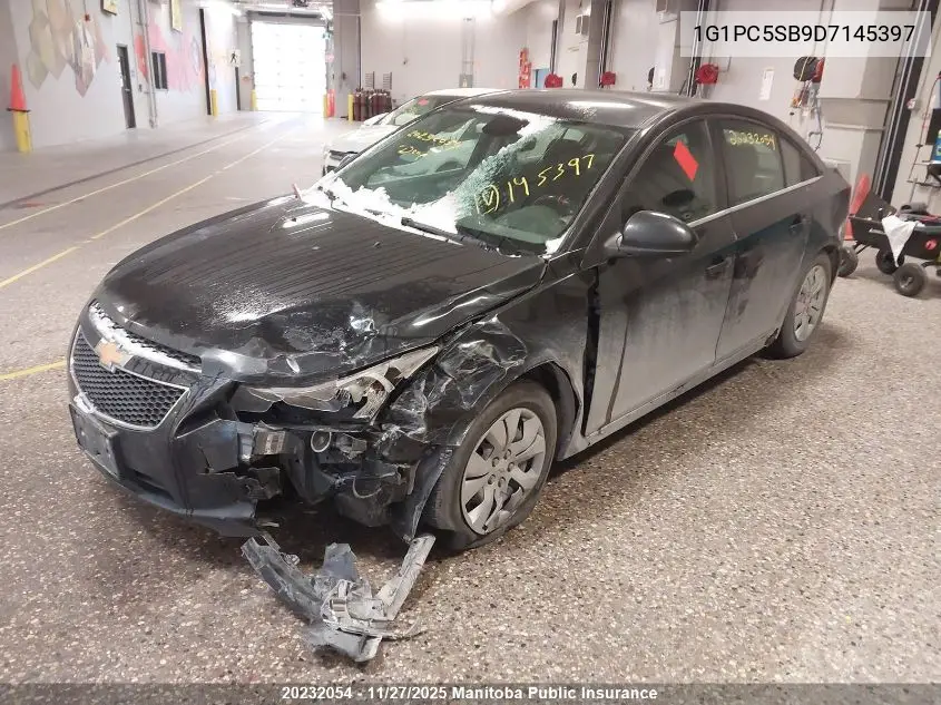 1G1PC5SB9D7145397 2013 Chevrolet Cruze Lt Turbo