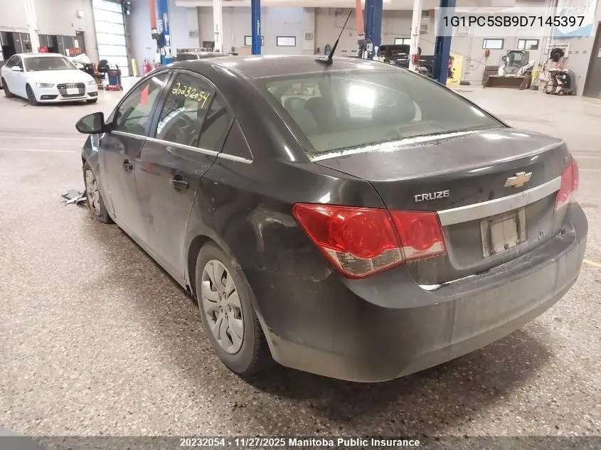 1G1PC5SB9D7145397 2013 Chevrolet Cruze Lt Turbo