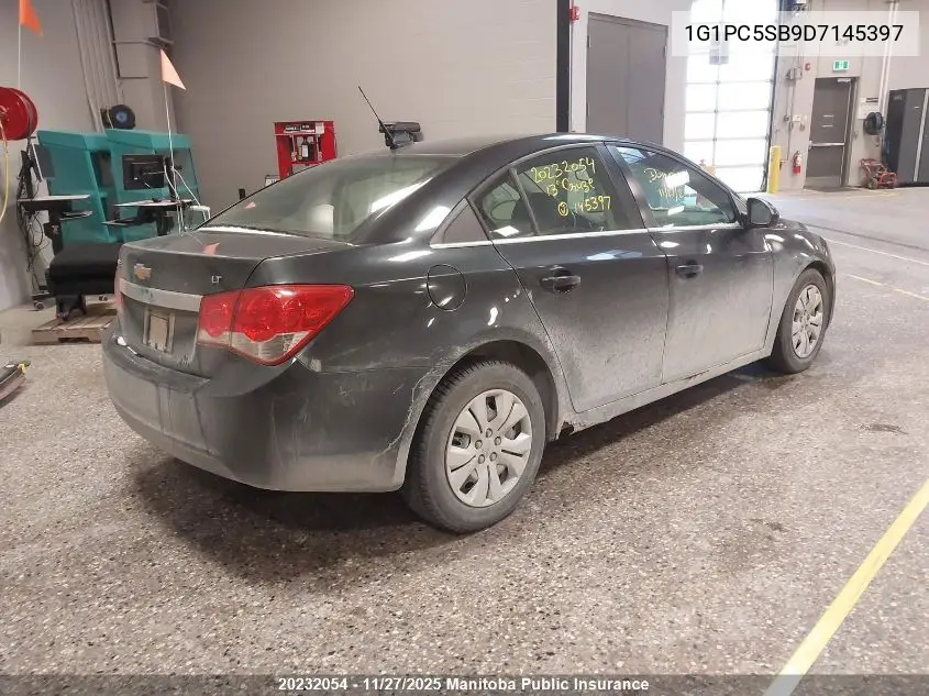 1G1PC5SB9D7145397 2013 Chevrolet Cruze Lt Turbo