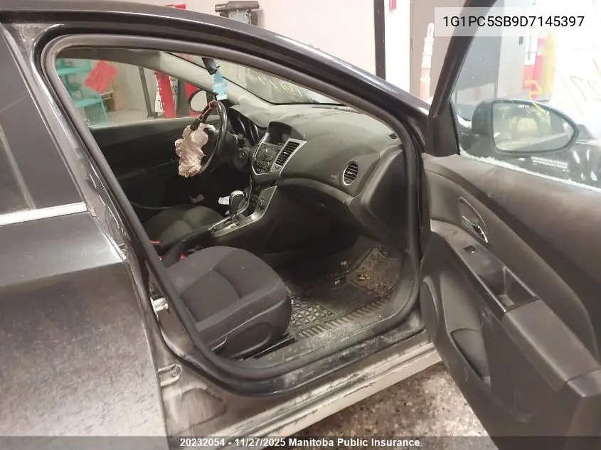 1G1PC5SB9D7145397 2013 Chevrolet Cruze Lt Turbo