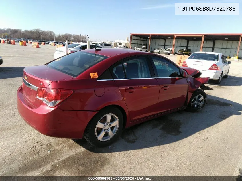 1G1PC5SB8D7320786 2013 Chevrolet Cruze 1Lt Auto