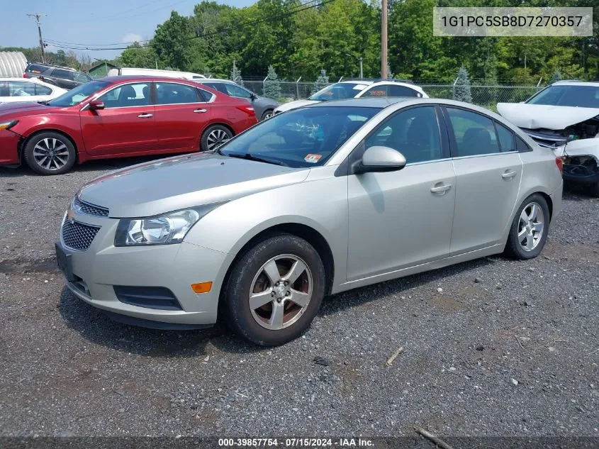 2013 Chevrolet Cruze 1Lt Auto VIN: 1G1PC5SB8D7270357 Lot: 39857754