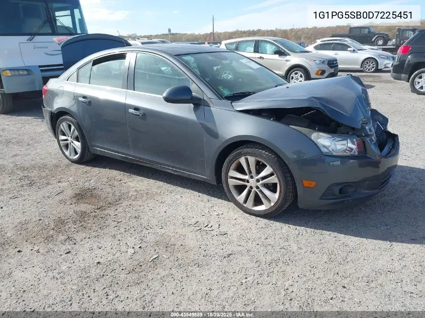 1G1PG5SB0D7225451 2013 Chevrolet Cruze Ltz