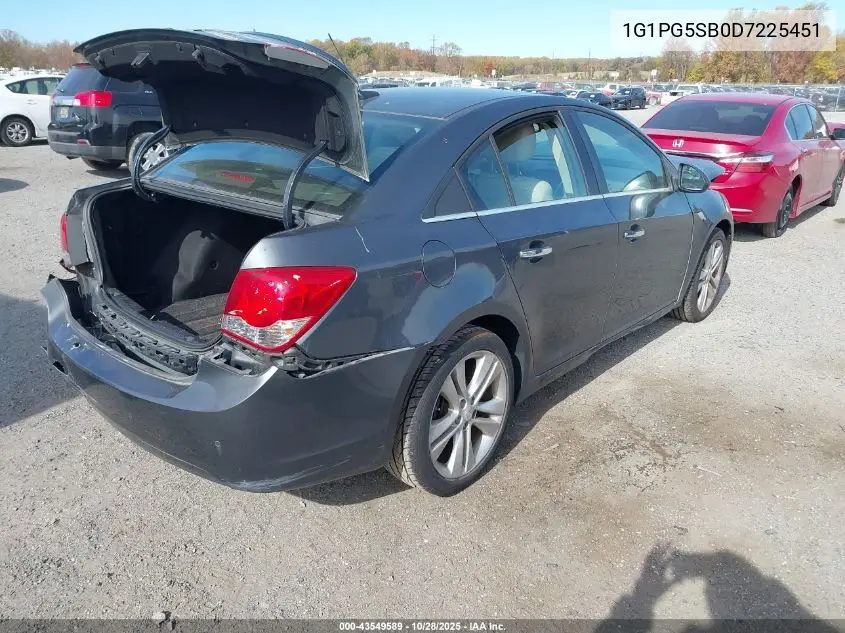 1G1PG5SB0D7225451 2013 Chevrolet Cruze Ltz