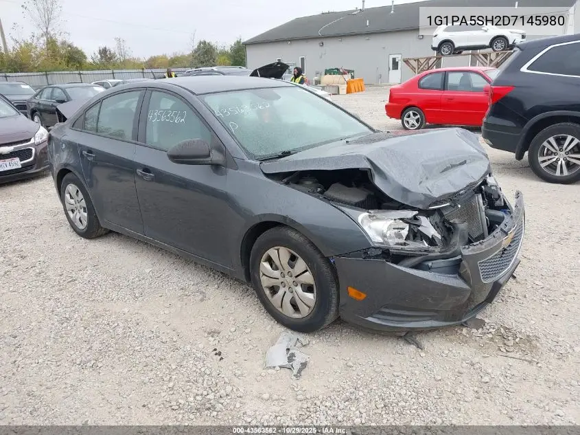 1G1PA5SH2D7145980 2013 Chevrolet Cruze Ls Auto