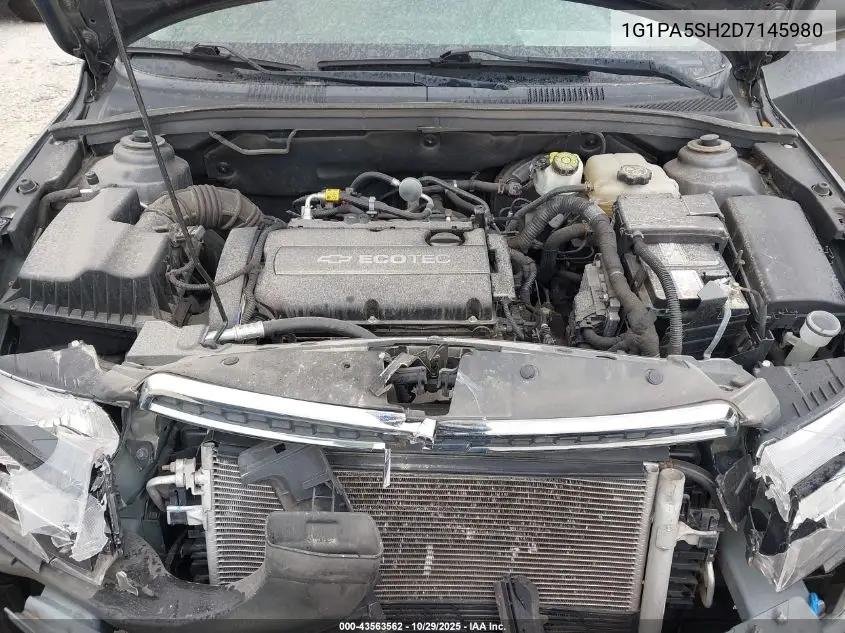 1G1PA5SH2D7145980 2013 Chevrolet Cruze Ls Auto