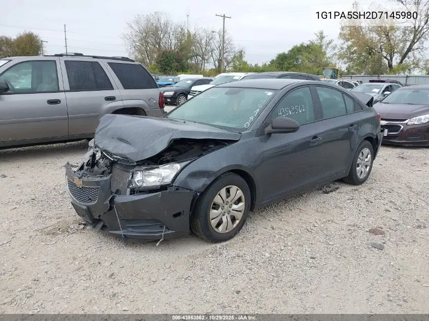 1G1PA5SH2D7145980 2013 Chevrolet Cruze Ls Auto