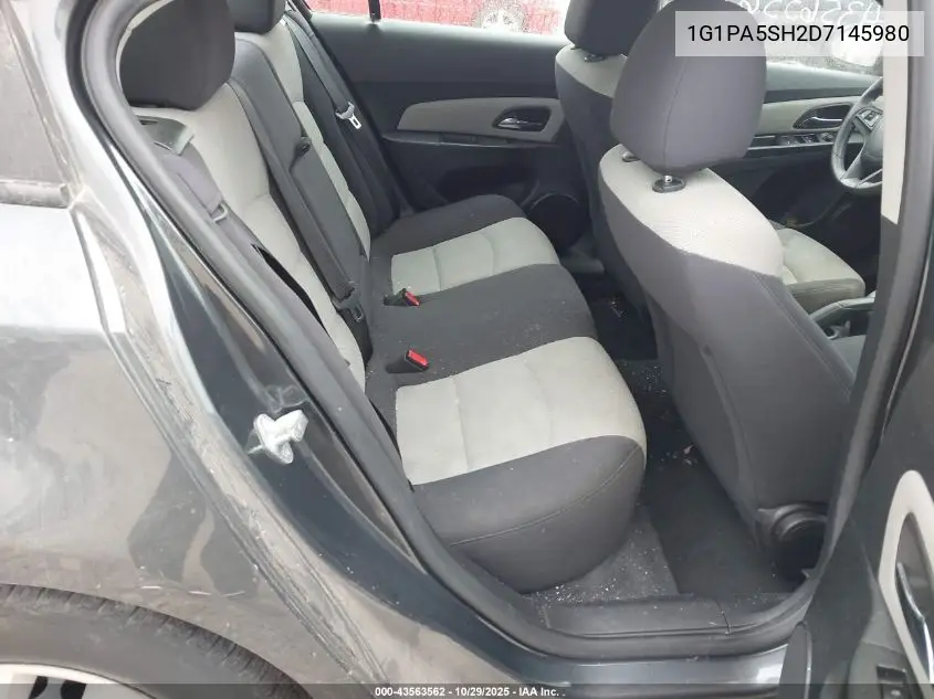 1G1PA5SH2D7145980 2013 Chevrolet Cruze Ls Auto