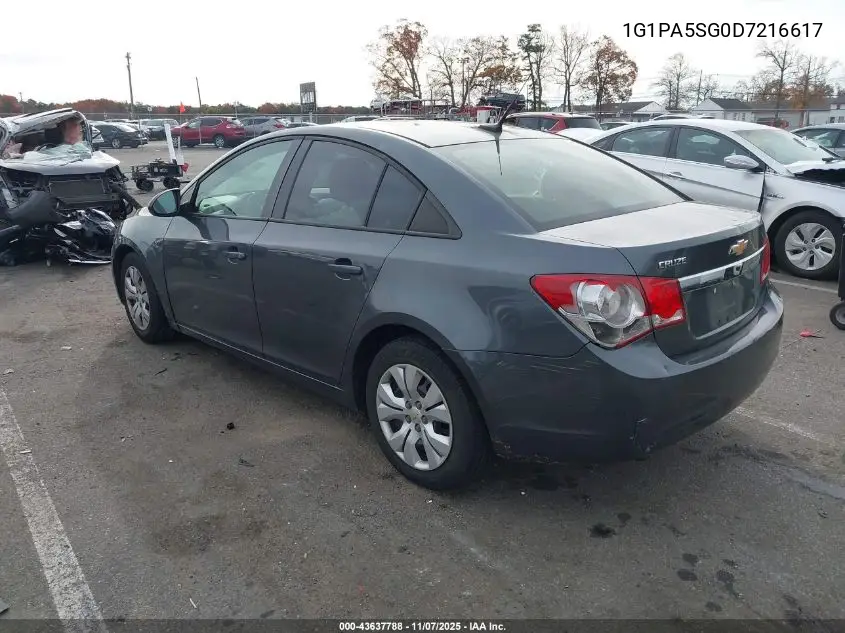 1G1PA5SG0D7216617 2013 Chevrolet Cruze Ls Auto