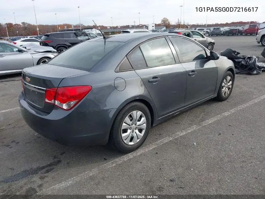 1G1PA5SG0D7216617 2013 Chevrolet Cruze Ls Auto